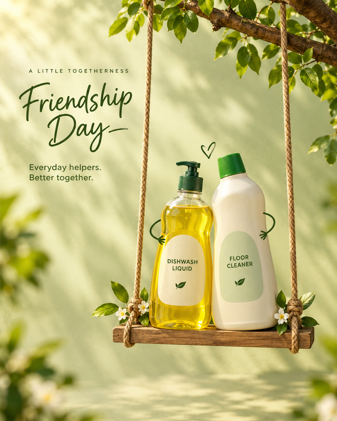 Friendship Day Cleaning Product Ad